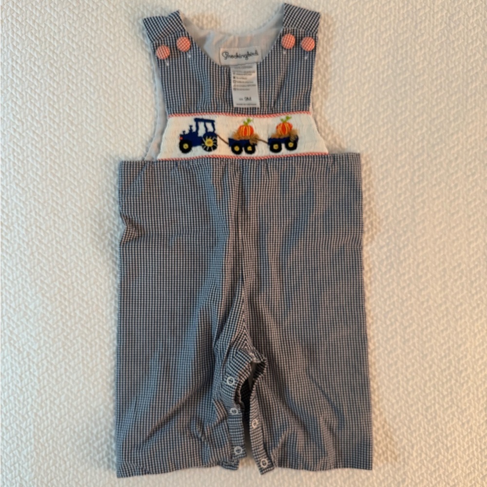 Smockingbird fall romper - Picture 2 of 6